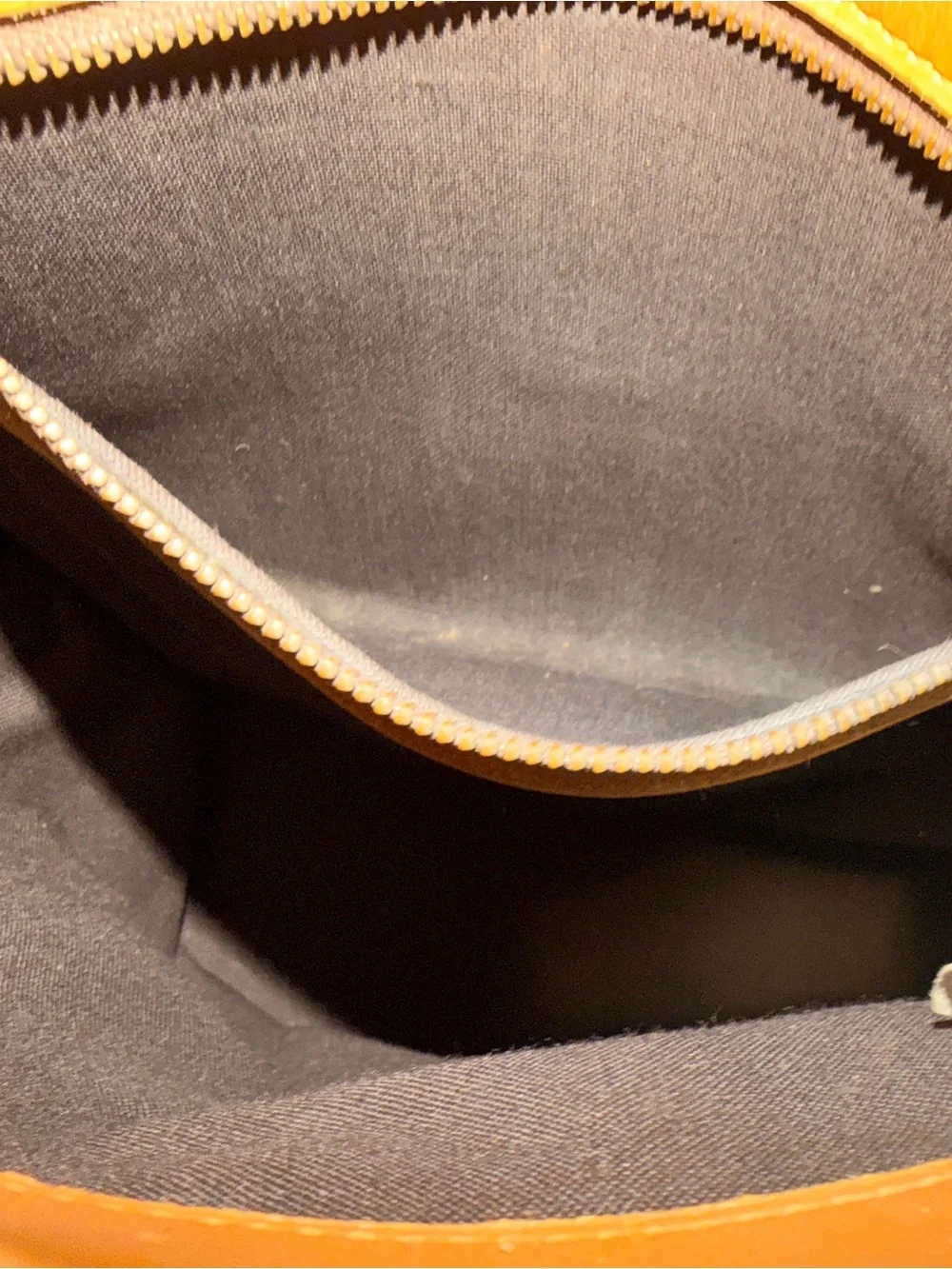Louis Vuitton Vintage 1970’s Brown Monogram and Tan Leather Bucket Bag COA
